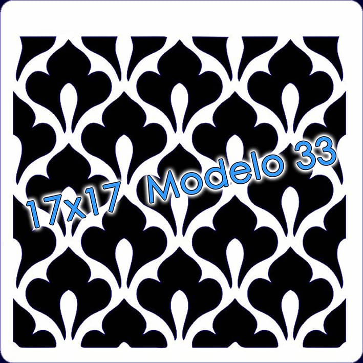 - Stencil 17x17cm Modelo 033 -